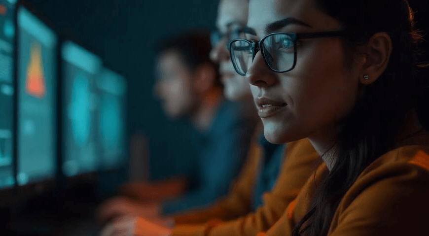 Equipo de analistas en un Security Operations Center